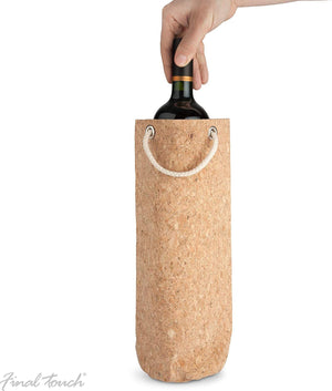 Final Touch - Cork Wine Bottle Bag - FTA1060