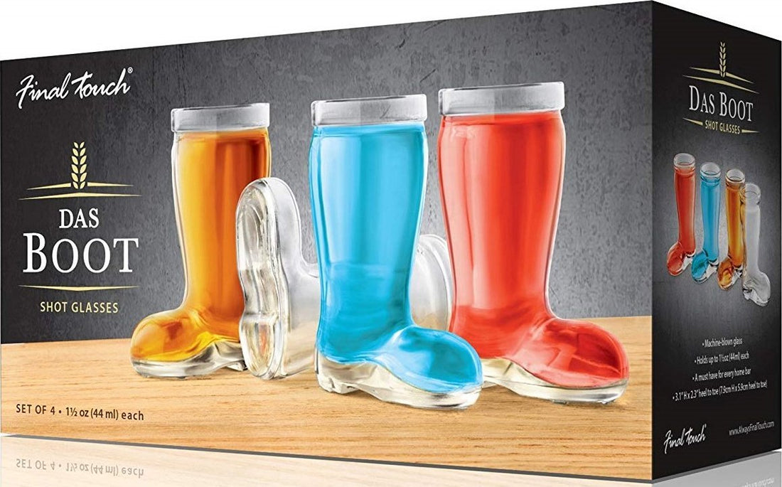 Final Touch - Das Boot Shot Glasses, Pack of 4 - GG5004