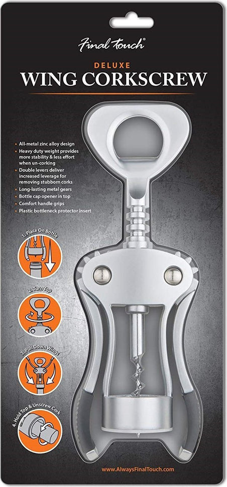 Final Touch - Deluxe Wing Corkscrew - FTA7101