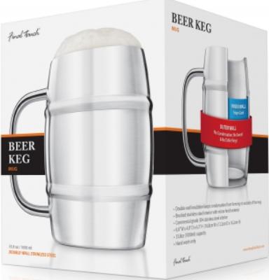 Final Touch - Double-Wall Beer Keg Mug - FTA1700