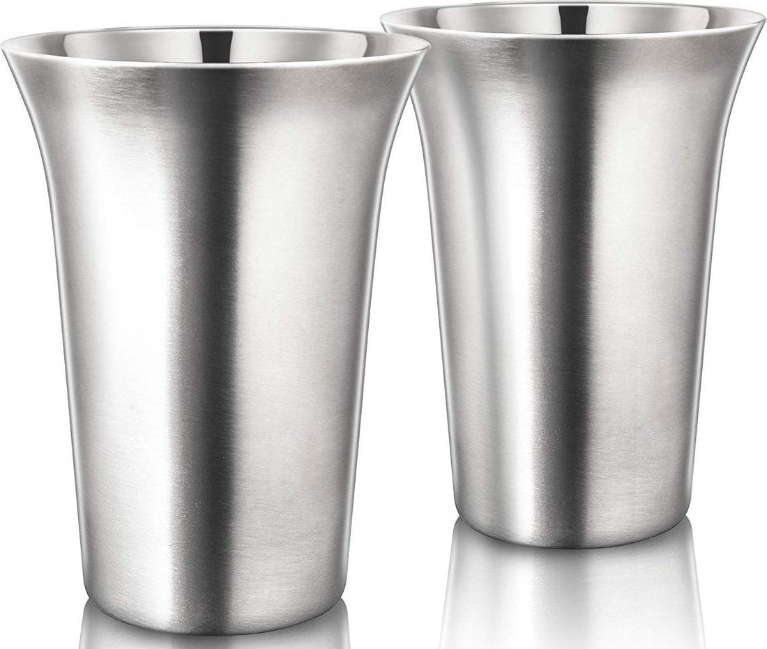 Final Touch - Double-Wall Coffee Cup, Pack of 2 (12 oz) - CAT8032