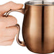 Final Touch - Double-Wall Curvy Cup Burnt Copper 17 oz - CAT8040-16