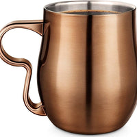 Final Touch - Double-Wall Curvy Cup Burnt Copper 17 oz - CAT8040-16