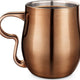 Final Touch - Double-Wall Curvy Cup Burnt Copper 17 oz - CAT8040-16