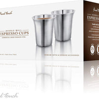 Final Touch - Double-Wall Espresso Cups, Pack of 2 - CAT8012