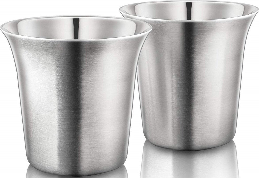Final Touch - Double-Wall Espresso Cups, Pack of 2 - CAT8012