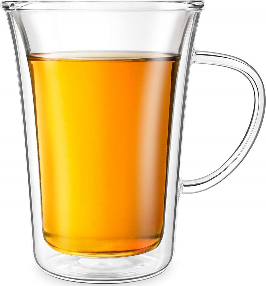 Final Touch - Double-Wall Insulated Glass Mug 10 oz - CAT8050