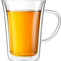 Final Touch - Double-Wall Insulated Glass Mug 10 oz - CAT8050