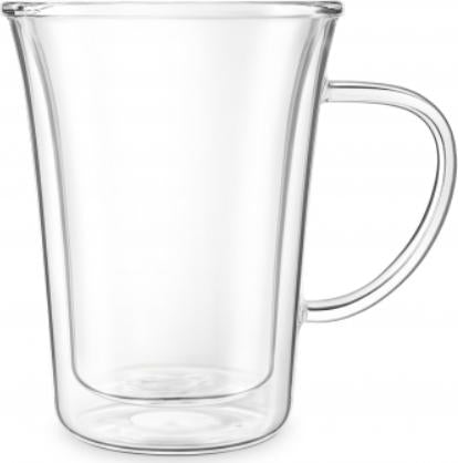 Final Touch - Double-Wall Insulated Glass Mug 17 oz - CAT8051