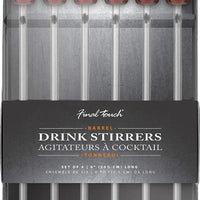 Final Touch - Drink Stirrers, Pack of 6 Barrel - FTA3051