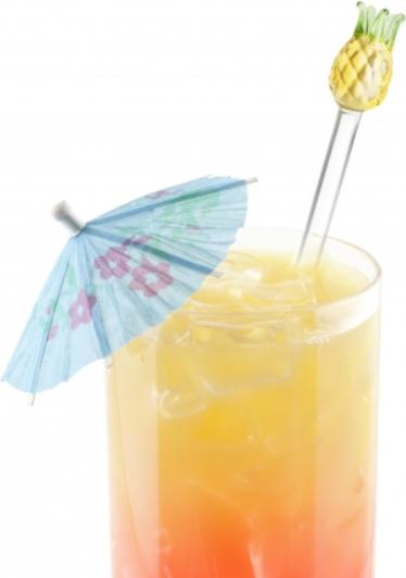 Final Touch - Drink Stirrers, Pack of 6 Pineapple - FTA3050