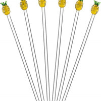 Final Touch - Drink Stirrers, Pack of 6 Pineapple - FTA3050