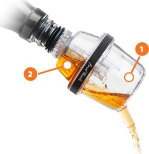 Final Touch - Dual Chamber Pro-Measure Bottle Pourer - FTA7051