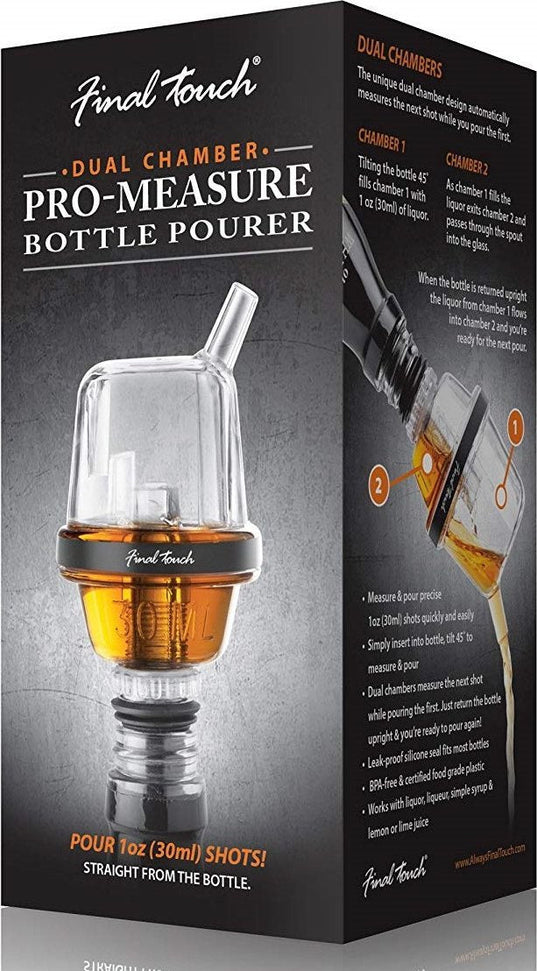 Final Touch - Dual Chamber Pro-Measure Bottle Pourer - FTA7051