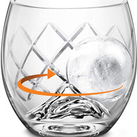 Final Touch - Hand-Etched On The Rock Glass 5 Piece Set - GS384