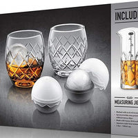 Final Touch - Hand-Etched On The Rock Glass 5 Piece Set - GS384