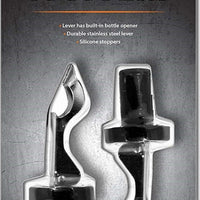 Final Touch - Lever Bottle Stoppers, Pack of 2 - FTA7004
