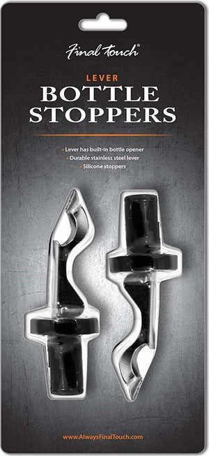 Final Touch - Lever Bottle Stoppers Set of 2 - FTA7004