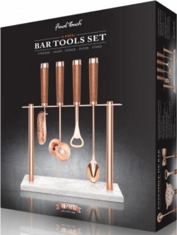 Final Touch - Marble & Copper Bar Tools Set - FTA1824