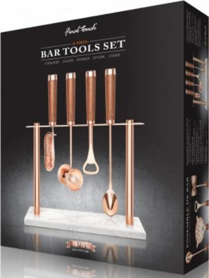 Final Touch - Marble & Copper Bar Tools Set - FTA1824