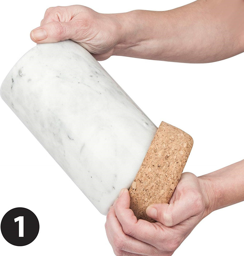 Final Touch - Marble & Cork Wine Chiller - FTC20