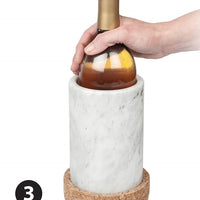 Final Touch - Marble & Cork Wine Chiller - FTC20