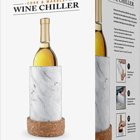 Final Touch - Marble & Cork Wine Chiller - FTC20