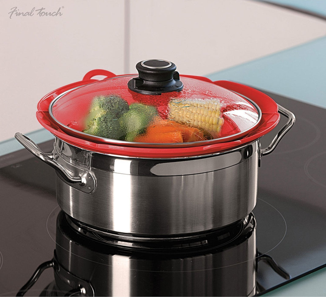 Final Touch - Medium Boil Guard 10" Cherry Red - ABL2550-9