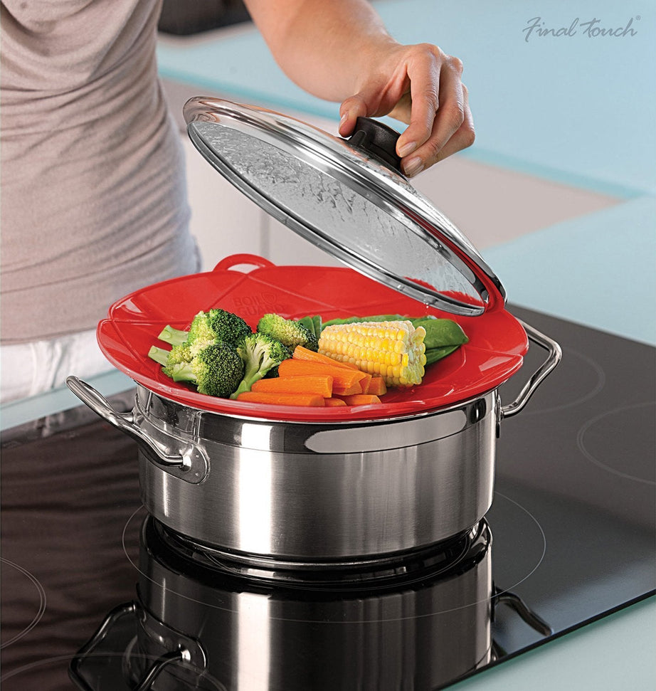 Final Touch - Medium Boil Guard 10" Cherry Red - ABL2550-9