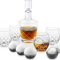 Final Touch - On The Rock Etched Glass Decanter Set - GS402