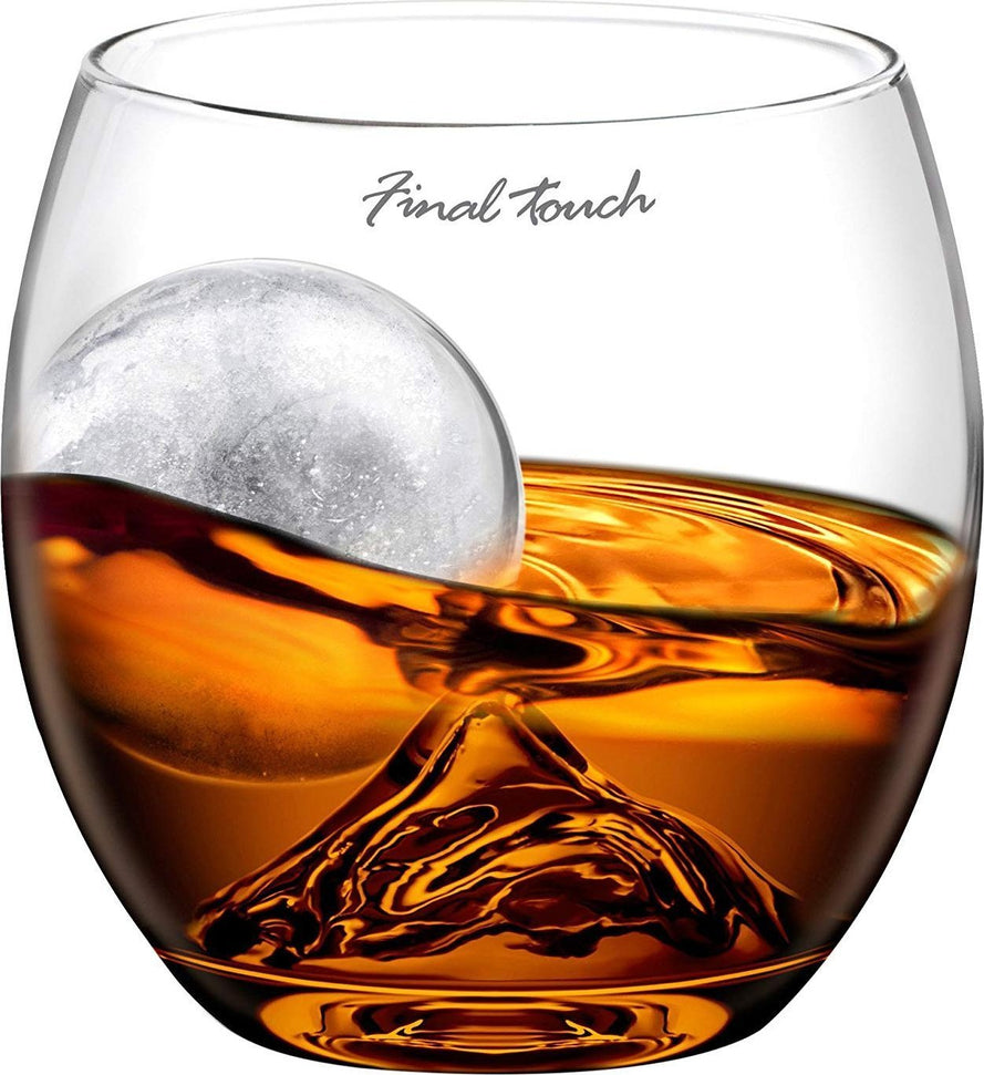 Final Touch - On The Rock Glass with Ice Ball Mould - GS300