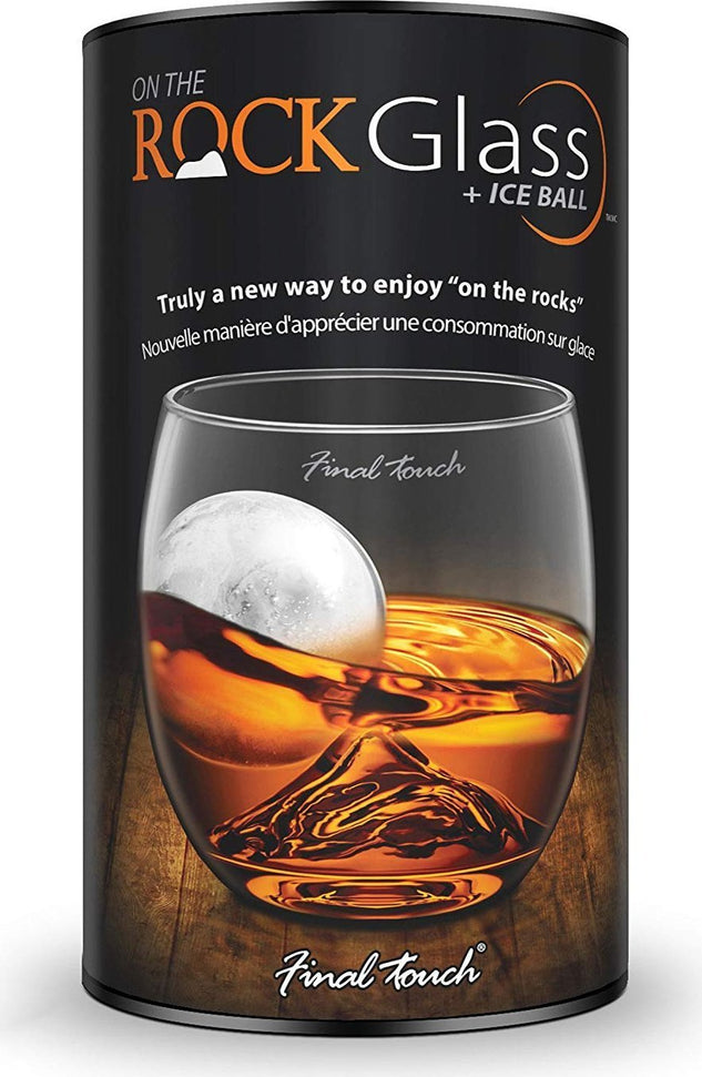 Final Touch - On The Rock Glass with Ice Ball Mould - GS300