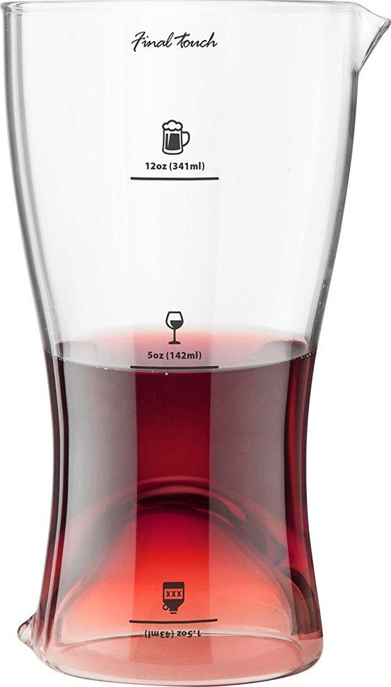 Final Touch - One Drink Multi-Measure Glass - FTA1858 - DISCONTINUED