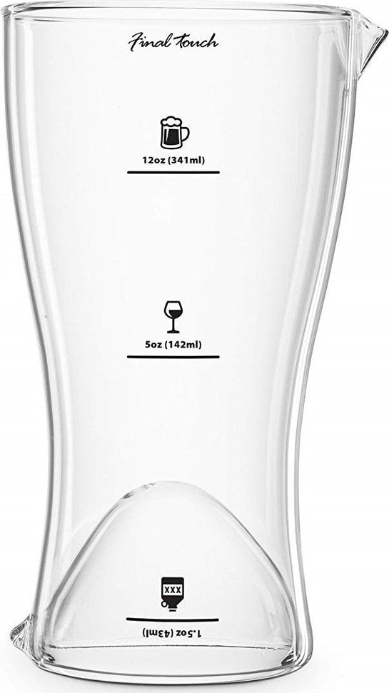 Final Touch - One Drink Multi-Measure Glass - FTA1858 - DISCONTINUED