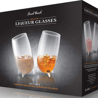 Final Touch - Pack of 2 Relax Liqueur Glasses 400 ml - GC162