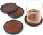 Final Touch - Round Wood Coasters, Pack of 4 - FTA7612