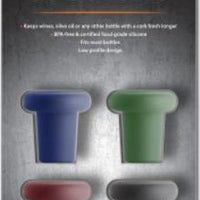 Final Touch - Silicone Bottle Stoppers, Pack of 4 - FTA7005