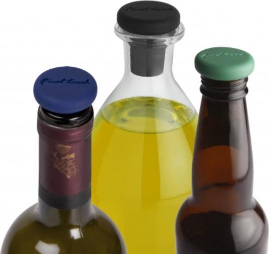 Final Touch - Silicone Bottle Stoppers, Pack of 4 - FTA7005