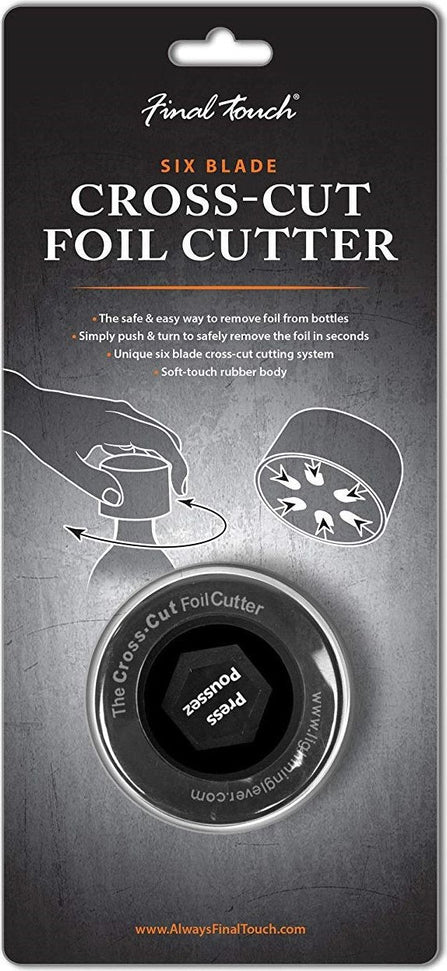 Final Touch - Six Blade Cross-Cut Foil Cutter - FTA7006