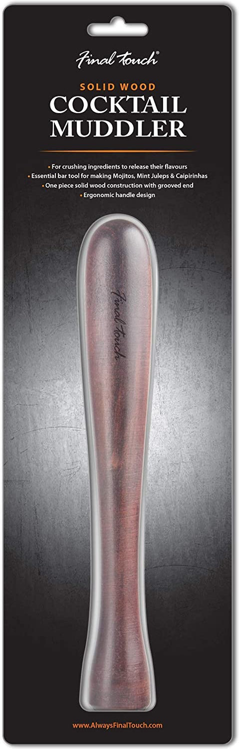 Final Touch - Solid Wood Cocktail Muddler - FTA7308