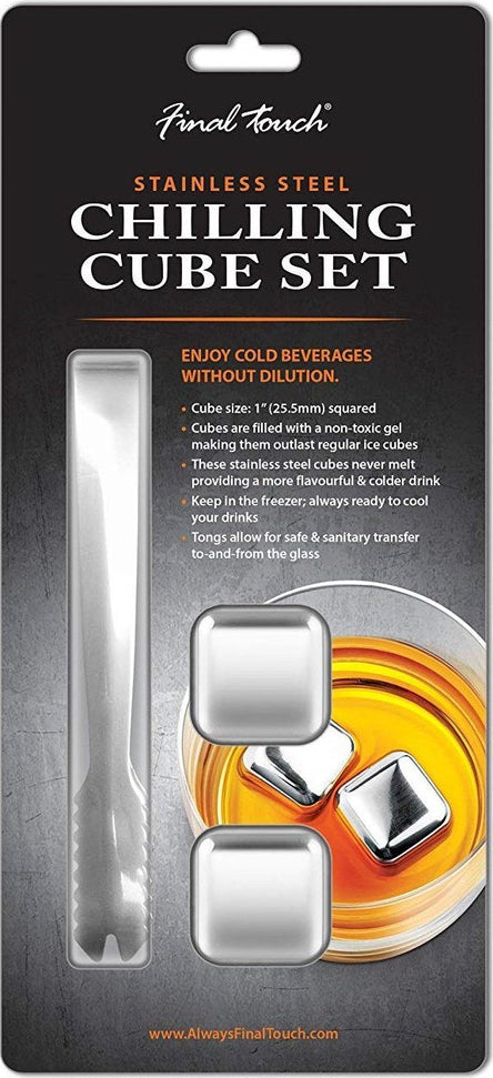 Final Touch - Stainless Steel Chilling Cube Set - FTA7025 - DISCONTINUED