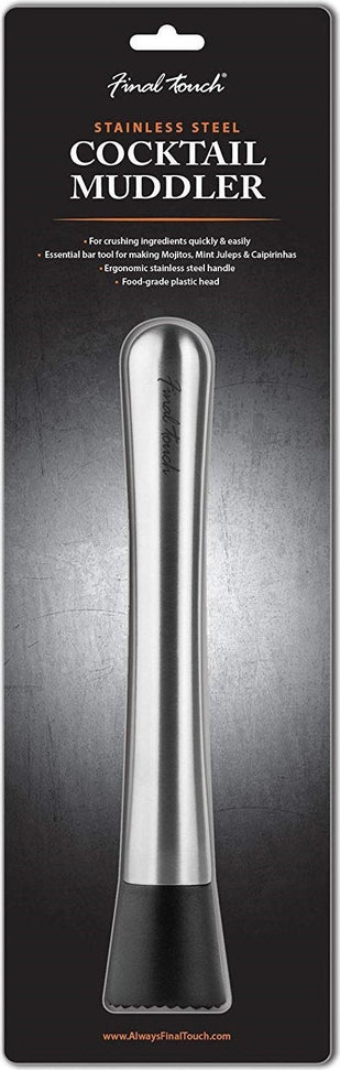 Final Touch - Stainless Steel Cocktail Muddler - FTA7012