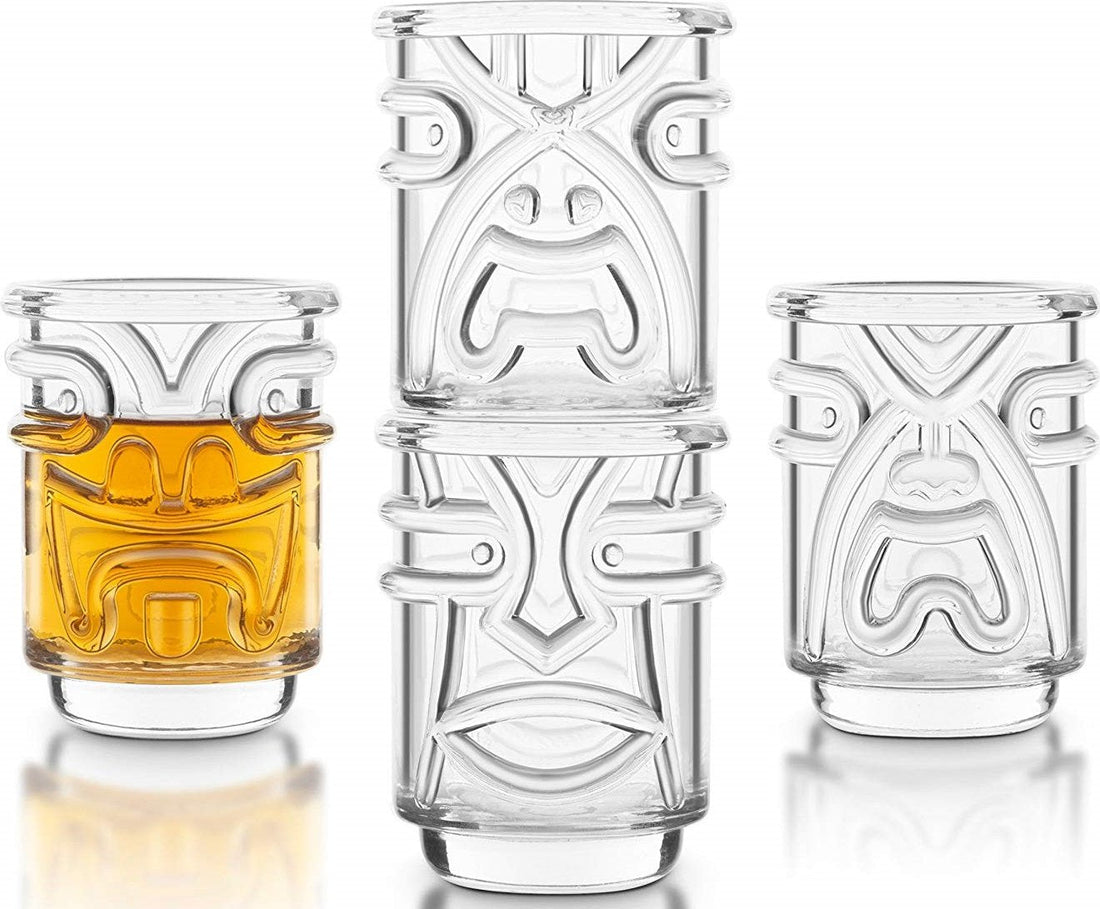 Final Touch - Tiki Shot Glasses, Pack of 4 - TK5301