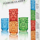 Final Touch - Tiki Tumblers Set of 4 Various Colours - TK5302