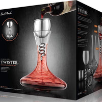 Final Touch - Twister Stainless Steel Aerator & Decanter Set - WDA934