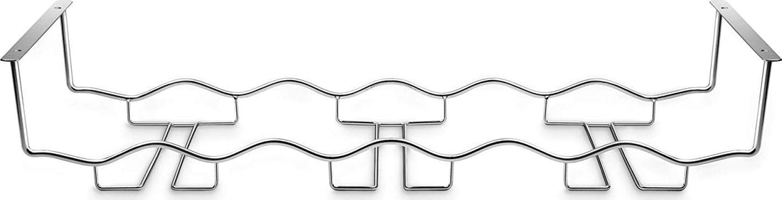 Final Touch - Under Cabinet 6 Bottle Wine/Glass Rack - FTR006