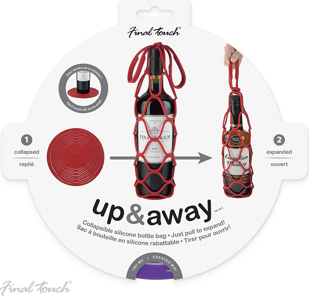 Final Touch - Up&Away Collapsible Silicone Bottle Bag - FTA1070 - DISCONTINUED