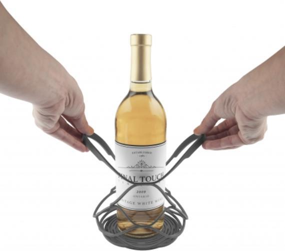 Final Touch - Up&Away Collapsible Silicone Bottle Bag Grey - FTA1071