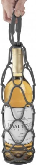 Final Touch - Up&Away Collapsible Silicone Bottle Bag Grey - FTA1071