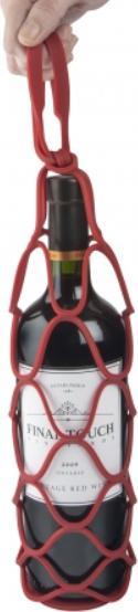 Final Touch - Up&Away Collapsible Silicone Bottle Bag Red - FTA1079